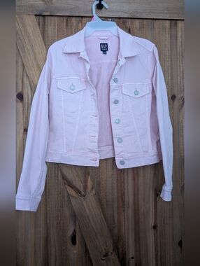 GAP Pastel Pink Denim Jacket